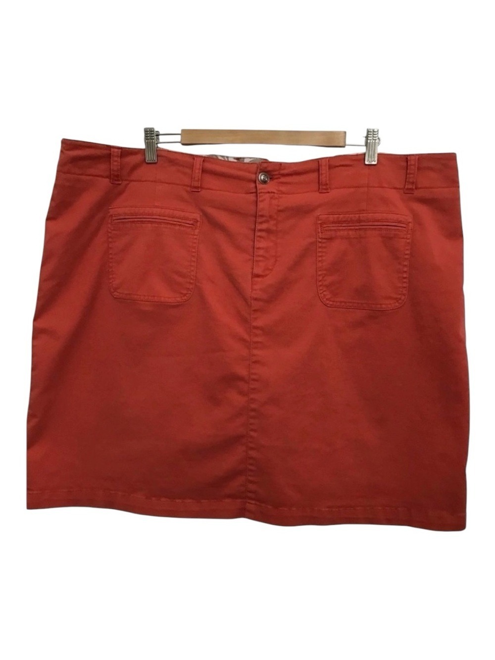 ADDITION-ELLE skort mini skirt shorts orange tangerine plus size pockets size 24